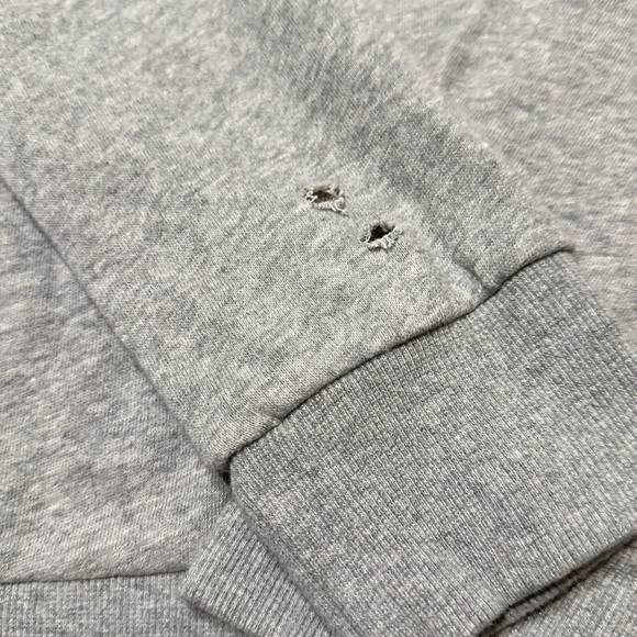 Honey Punch Gray Distressed Sweatshirt Size L - Picture 17 of 17